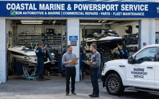 Marine and powersport service shops
